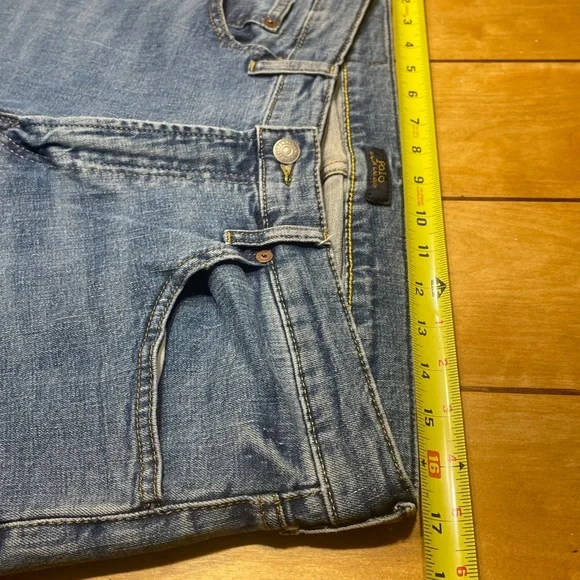 Polo Ralph Lauren The Varick Slim Straight Jeans 34x32 Medium Wash Denim - Picture 13 of 16